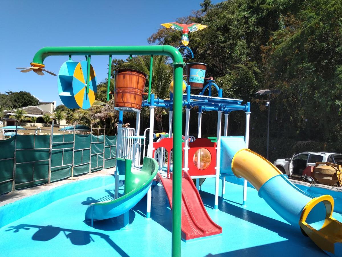 Aldeia Do Lago C204- Com Cozinha , Churrasqueira E Bebidas Liberadas No Parque Aquatico, Internet Banda Larga, Ponto Recarga De Carro Eletrico Caldas Novas Exterior foto